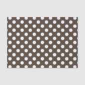 Witte haarvlekken op bruin tissuepapier (Voorkant)