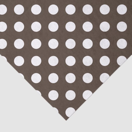 Witte haarvlekken op bruin tissuepapier (Detail)