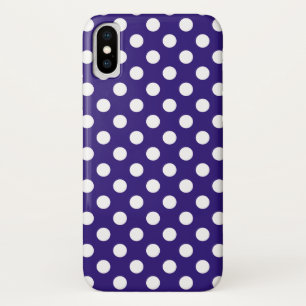 Witte haarvlekken op donkerblauw Case-Mate iPhone case