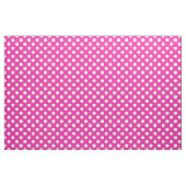 Witte haarvlekken op fuchsia stof (Yard (91,4 cm))