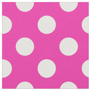 Witte haarvlekken op fuchsia stof