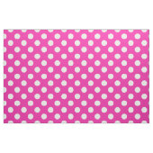 Witte haarvlekken op fuchsia stof (Fat Quarter)