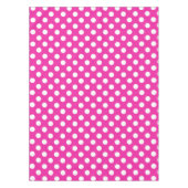 Witte haarvlekken op fuchsia tafelkleed (Voorkant)