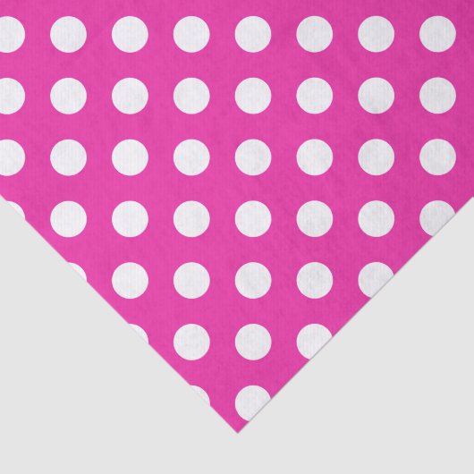 Witte haarvlekken op fuchsia tissuepapier (Detail)