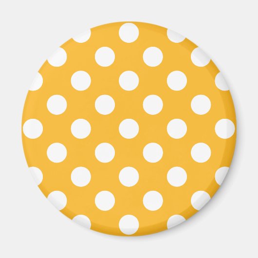 Witte haarvlekken op geel magneet (Voorkant)