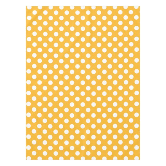 Witte haarvlekken op geel tafelkleed (Voorkant)