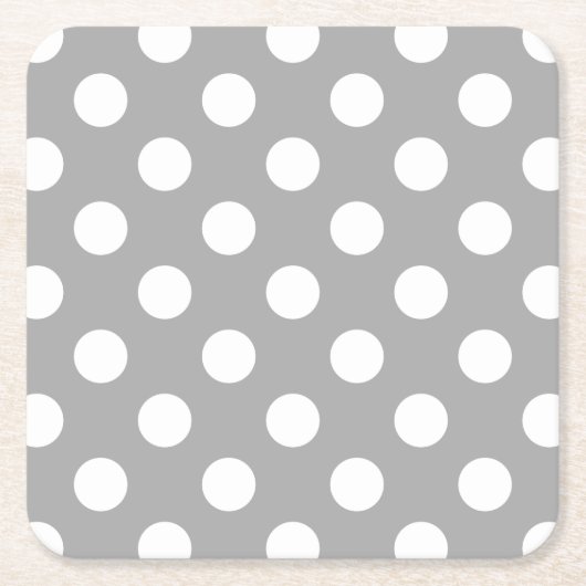 Witte haarvlekken op grijs kartonnen onderzetters (Voorkant)