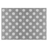 Witte haarvlekken op grijs snijplank (Voorkant)