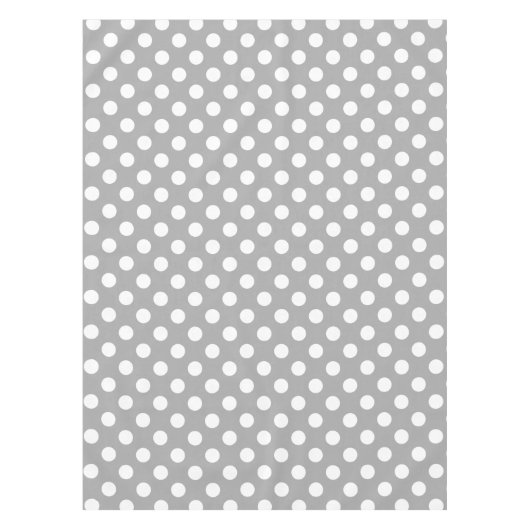 Witte haarvlekken op grijs tafelkleed (Voorkant)