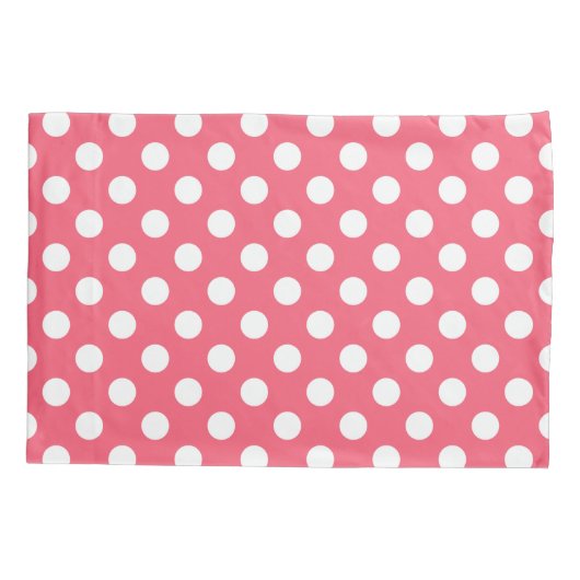 Witte haarvlekken op koraal kussensloop (Achterkant)