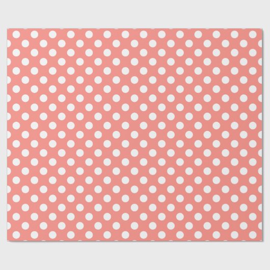 Witte haarvlekken op perziken cadeaupapier (Vlak)