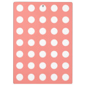 Witte haarvlekken op perziken klembord (Achterkant)