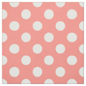 Witte haarvlekken op perziken stof (Swatch)