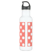 Witte haarvlekken op perziken waterfles  (Achterkant)