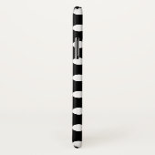 Witte haarvlekken op zwart Case-Mate iPhone case (Achterkant / rechts)