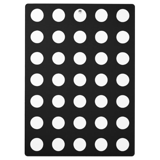 Witte haarvlekken op zwart klembord (Achterkant)