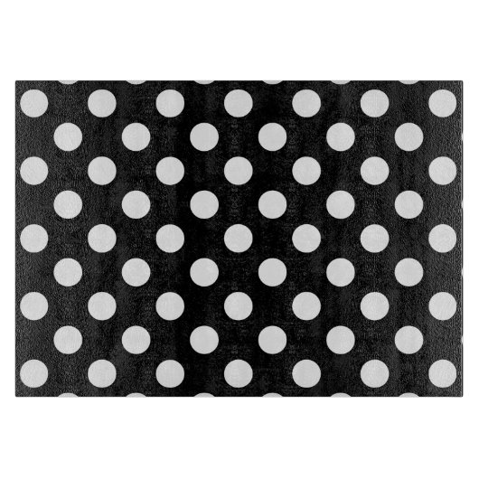 Witte haarvlekken op zwart snijplank (Voorkant)