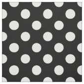 Witte haarvlekken op zwart stof (Swatch)