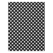 Witte haarvlekken op zwart tafelkleed (Voorkant)