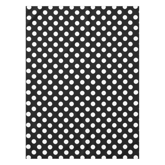 Witte haarvlekken op zwart tafelkleed (Voorkant)