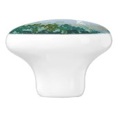 Witte haas keramische knop (Zijkant)