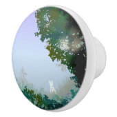 Witte haas keramische knop (Rechts)