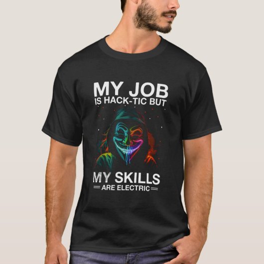 Witte hacker voor cyberkrijger en ethische hacker t-shirt (Voorkant)