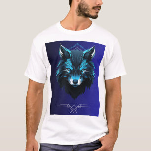 witte hafe t-shirt met ontwerp aan de voorkant wof