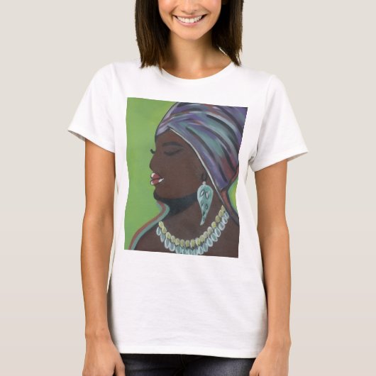 witte half mouw shirt (Voorkant)
