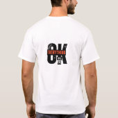 Witte half mouw T-shirt (Achterkant)