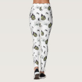 🤍 Witte Halloween Frankenstein Leggings 🎃👻 (Achterkant)