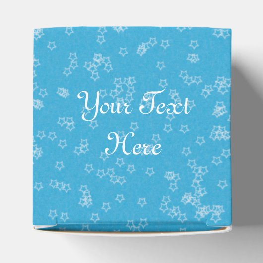 Witte halve maan met elegante witte vlekken bedankdoosjes (Bovenkant)