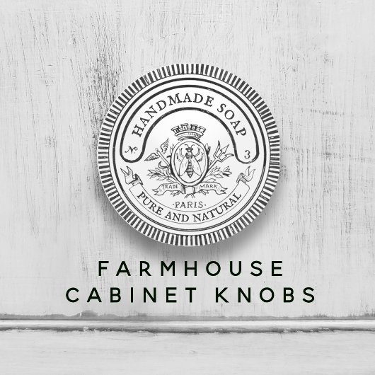 Witte  Hand-Drawn Handgemaakte Zeep Badkamer Keramische Knop