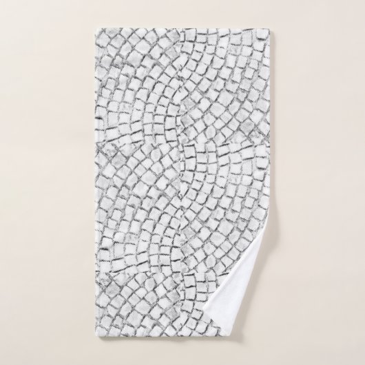 Witte handdoekjes bad handdoek (Handdoek)