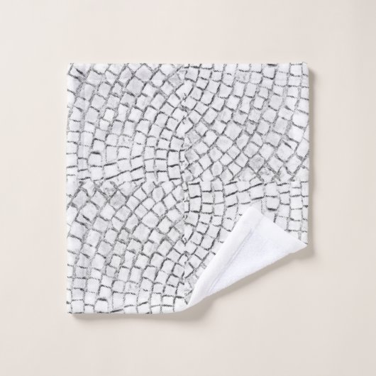 Witte handdoekjes bad handdoek (Wasdoekje)