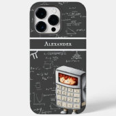 Witte handgeschreven rekenmachine voor mathematisc Case-Mate iPhone case (Achterkant)