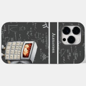 Witte handgeschreven rekenmachine voor mathematisc Case-Mate iPhone case (Achterkant (horizontaal))