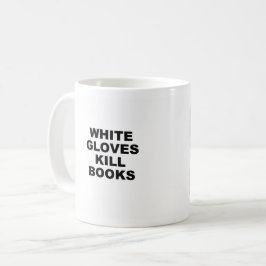 Witte handschoenen Mok