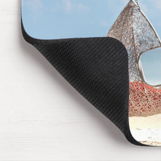 Witte hangen muismat (Hoek)