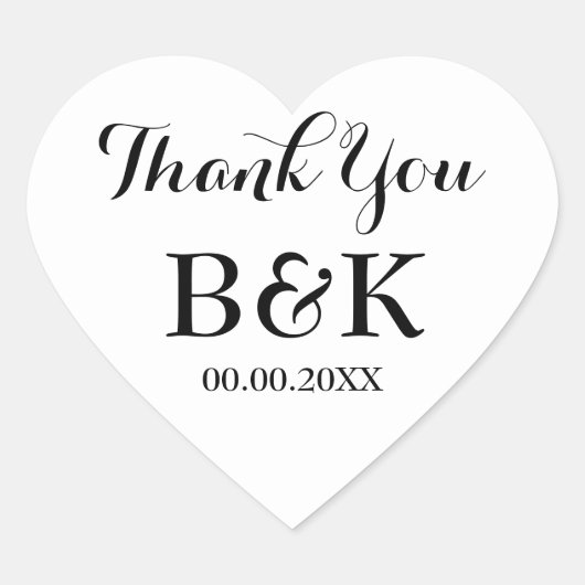 Witte hart bruiloft envelop seals gunst stickers (Voorkant)