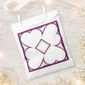 Witte harten bedankzakje (Geknipt)