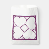 Witte harten bedankzakje (Voorkant)