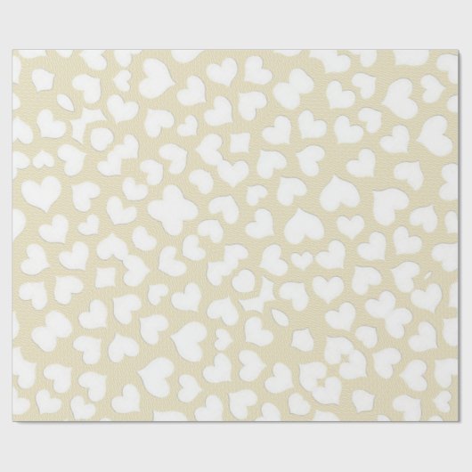 WITTE HARTEN CADEAUPAPIER (Vlak)