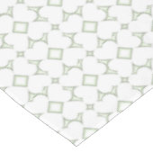 Witte harten en grijze groene diamantpatroon table tafelkleed (Gekanteld)