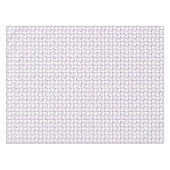 Witte harten Lavendel Diamant Patroon Tafelkleed (Voorkant (Horizontaal))