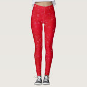 Witte harten leggings (Voorkant)