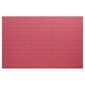 Witte harten op rood stof (Yard (91,4 cm))