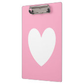 Witte hartklembord klembord (Links)