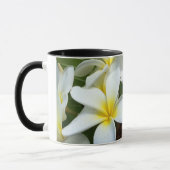 Witte Hawaii Plumeria Bloem Mok (Links)