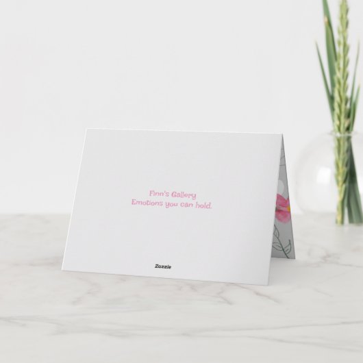 WITTE HAZEN PASEN KAART (Achterkant)